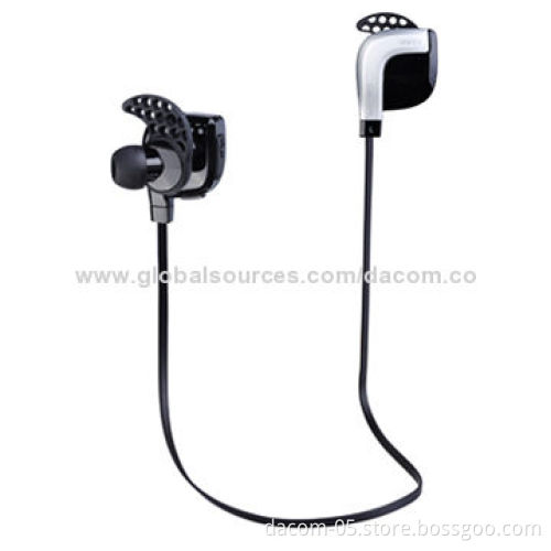 Portable Wireless Sports Bluetooth Earphones/Headset, 2.4GHz Frequency Range
